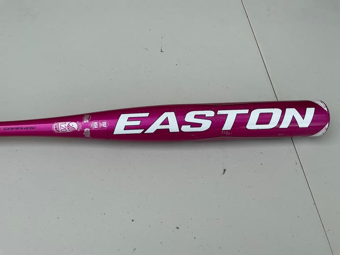 Easton Pink Sapphire Alloy Bat (-10) 20 oz 30" (Used)