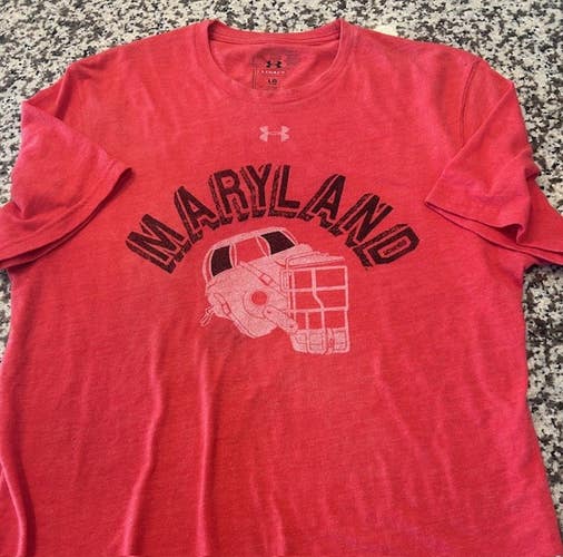 Under Armour UMD Maryland lacrosse legacy throwback L large mens NEW team