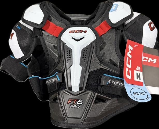 CCM JETSPEED FT6 PRO JR MEDIUM SHOULDER PADS  (New)