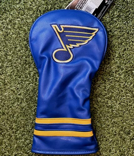 NEW St. Louis Blues NHL Golf Club Vintage Pull-On Driver Cover Headcover