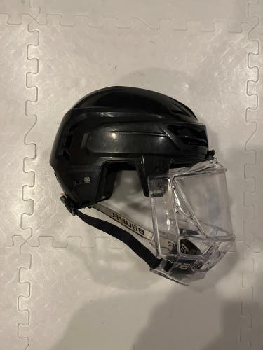 Large CCM Resistance Pro Helmet Pro Stock (Used) with Bauer bubble