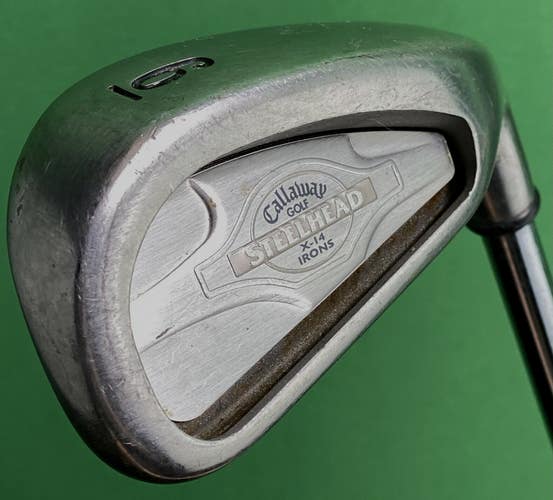 Callaway Steelhead X-14 Gems Individual 6 Iron Steel Right Hand Ladies Flex