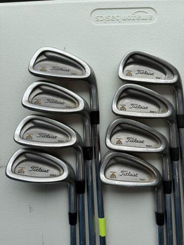Titleist DCI 981 Iron Set 3-PW Tri Spec Stiff Flex Standard NICE