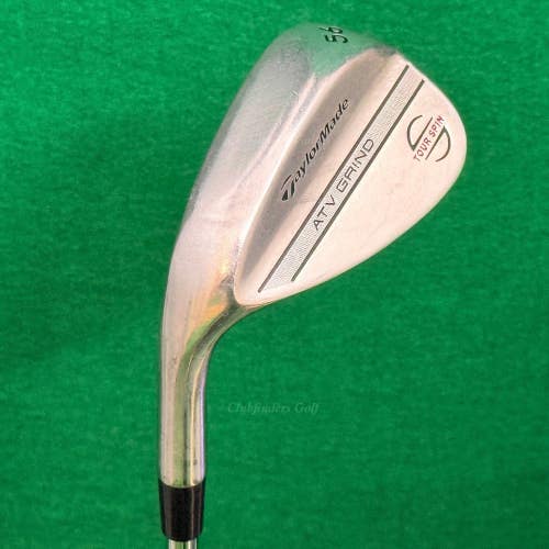 LH TaylorMade ATV Grind Tour Spin 56 Sand Wedge KBS Tour 105 Steel Wedge Flex