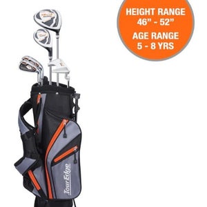 Tour Edge HL-J Junior 5-Piece Golf Set Ages 5-8 LEFT Hand LH Graphite #86037