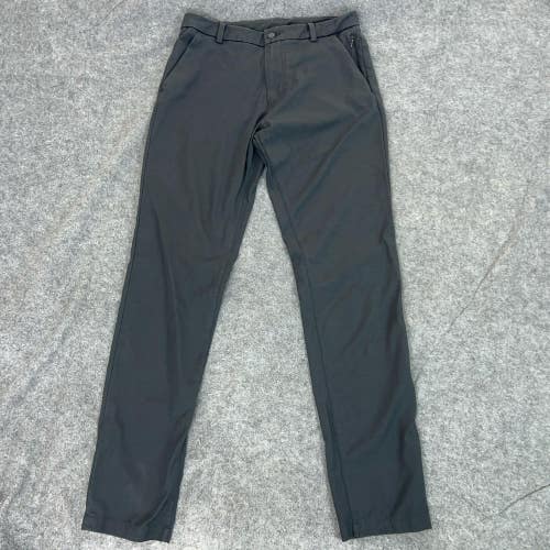 Lululemon Pants Men 32x32 Gray ABC Casual Comfort Golf Athletic Logo Work Office
