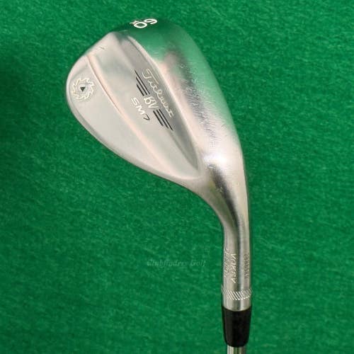 LH Titleist Vokey SM7 Chrome 60-10S 60 Lob Wedge Vokey Design Steel Wedge Flex