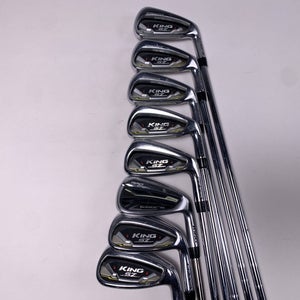 Cobra KING SpeedZone Iron Set 4-PW+GW KBS Tour 90g Regular Steel Mens RH