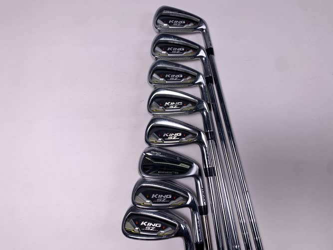 Cobra KING SpeedZone Iron Set 4-PW+GW KBS Tour 90g Regular Steel Mens RH