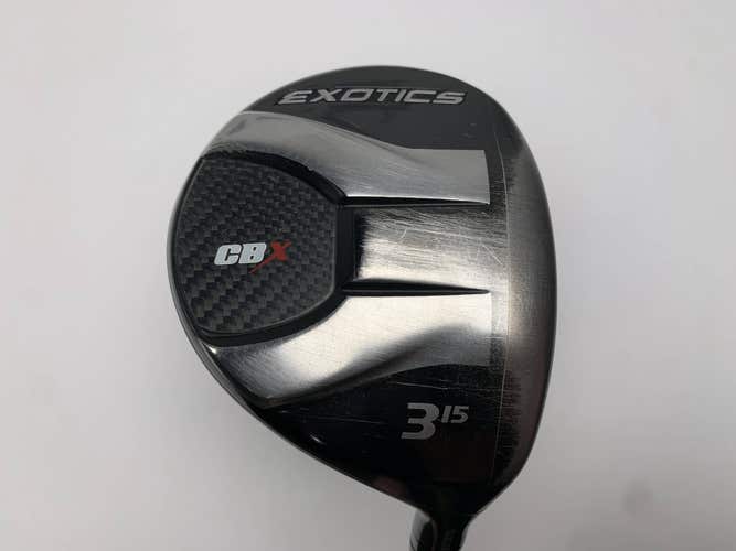 Tour Edge Exotics CBX 3 Fairway 15* Paderson Kinetix KG65-F20 Senior Graphite RH
