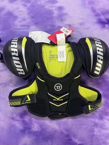 Large/Extra Large Youth Warrior Alpha QX Shoulder Pads (New)