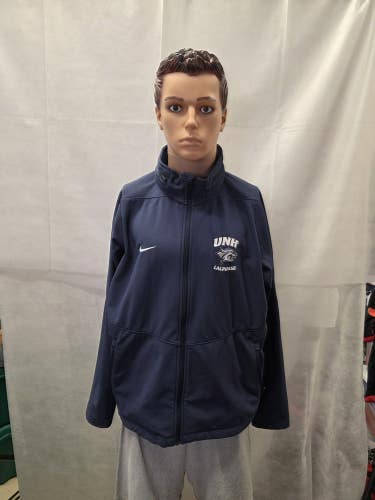 Team Issued UNH Wildcats Lacrosse Nike Full Zip Jacket XL NCAA