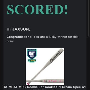 2025 Combat MFG Spec A1 Alloy BBCOR Certified Bat (-3) 30 oz 33" (New)