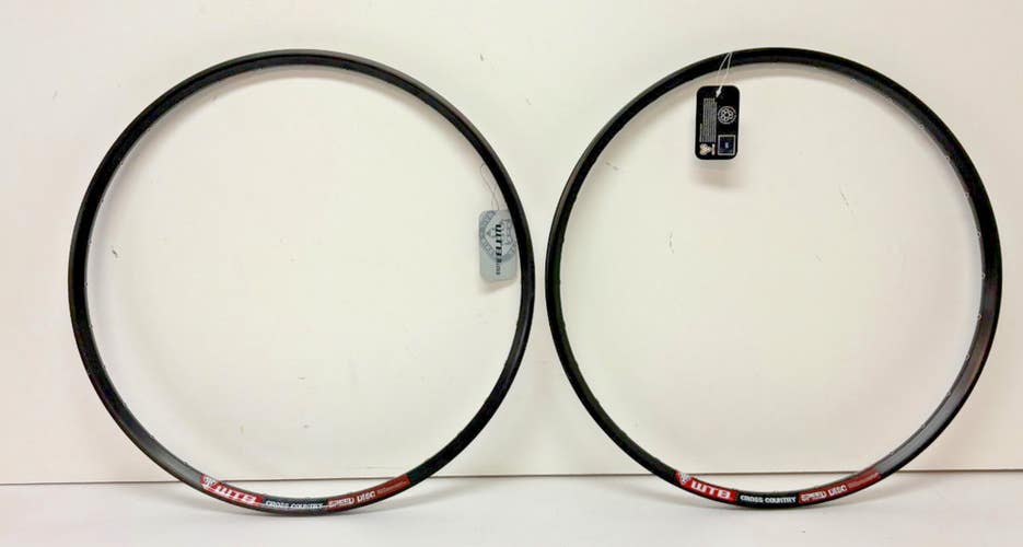 (2) WTB Cross Country Speed Disc 32-Hole Aluminum 26" Mountain Bike Rims NEW