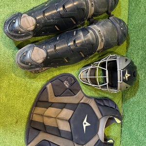 Navy Blue Used All Star System 7 Axis Catcher's Set