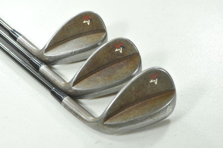 Artisan Forged Raw 51*, 55*, 59* Wedge Set RH KBS $-Taper Lite 100 Steel #209051