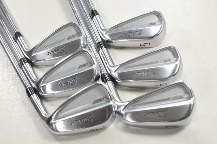 Titleist T150 2023 5-PW Iron Set Stiff Flex Project X LZ 6.0 120g Steel # 211330