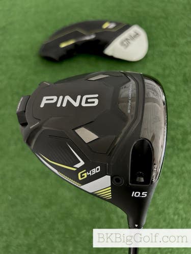 Ping G430 LST 10.5 Driver w Headcover / Ping Tour 2.0 Black 65 Extra Stiff