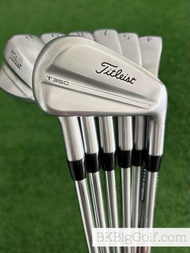 Titleist T350 25 Forged Iron Set 4-P / True Temper AMT Silver Stiff