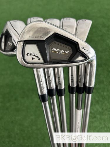 Callaway Rogue ST Max OS Lite Iron Set 6-A / Catalyst 60 5.5 Regular Graphite