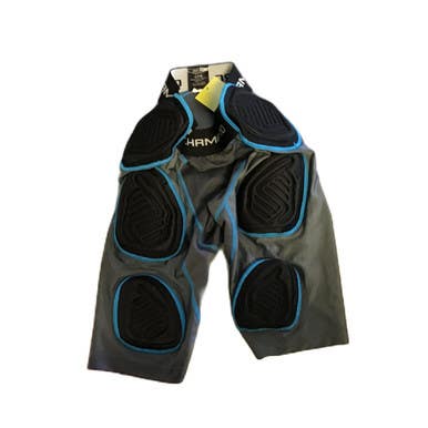 Used Champro Bull Rush 5-Pad Football Girdle Grey XL 11730-S000070170