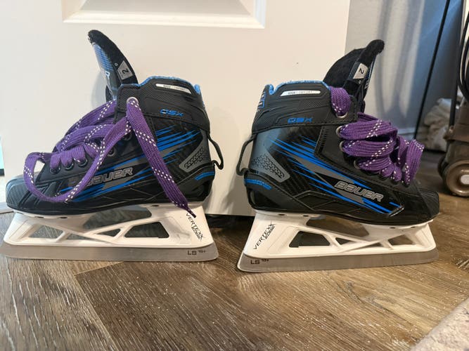 2024 Bauer GSX Hockey Goalie Skates Regular Width Size 2 (Used)