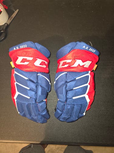 AHL All-Star Worn Used CCM HGPJSPP Gloves 14"