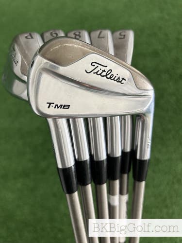 Titleist 716 T-MB Forged Iron Set 5-P / SteelFiber i70 Regular Graphite