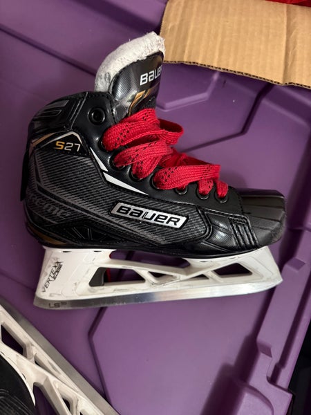 2018 Bauer Supreme S27 Hockey Goalie Skates Regular Width Size 1.5 (Used)
