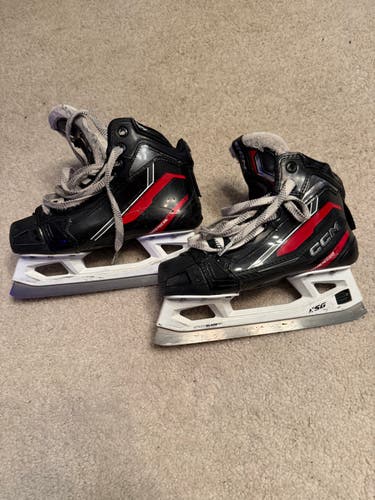 2023 CCM EFlex 6.9 Hockey Goalie Skates Regular Width Size 3.5 (Used)