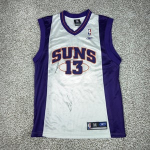 Phoenix Suns Jersey Mens Medium White NBA Basketball Steve Nash 13 Reebok Sport