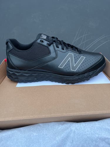 Black Men's Size M 12.0 (W 13.0) Adult New Balance Low Top Turf Cleats (New)