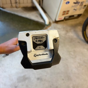 White Men's 2023 TaylorMade Spider GTX Mallet Left Hand Putter Uniflex 34" (Used)