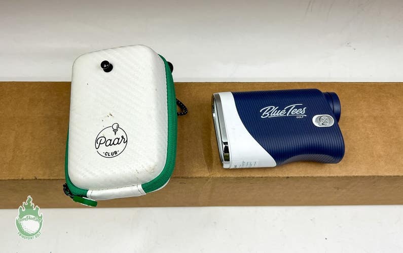 Used Blue Tees 3 Max Golf Rangefinder with Slope Switch White/Blue