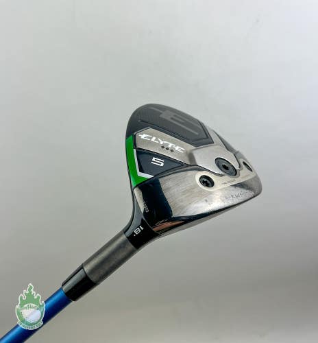 RH Callaway ELYTE Titanium 5 Wood 18* Ventus TR 5-R Regular Graphite Golf Club