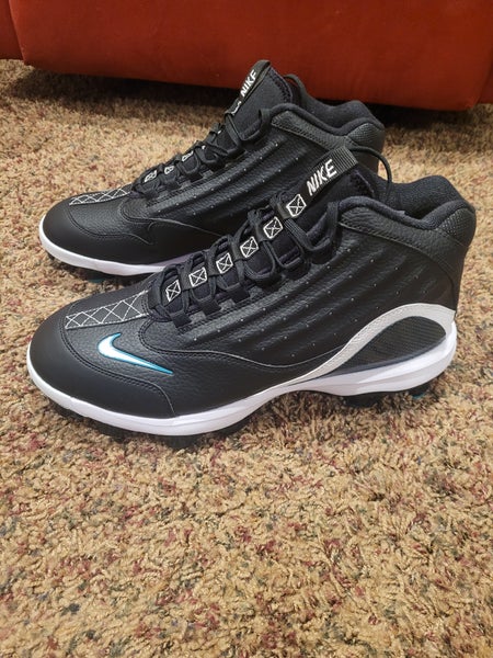 Black Men's Size M 10.0 (W 11.0) Nike Molded Cleats (New)