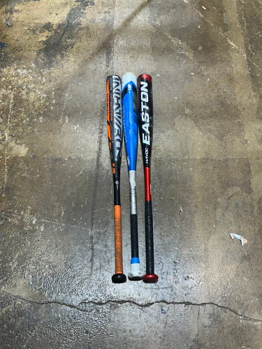Three USSSA Certified Bats 30”