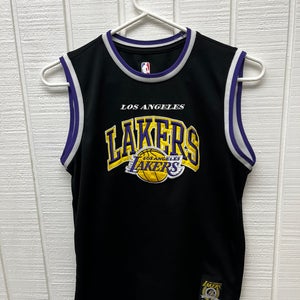 NBA LA Lakers Youth Large Jersey Size 14-16 Black Tank Top Sportswear Sleeveless