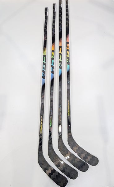 (4-Pack) New Senior LH CCM Jetspeed FT8 Pro, wrapped as a Ribcor Trigger 10 Pro, 75 Flex, P90