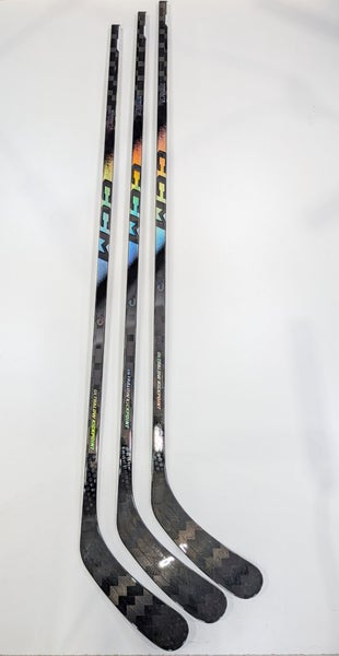 (3-Pack) New Senior LH CCM Jetspeed FT8 Pro, wrapped as a Ribcor Trigger 10 Pro, 75 Flex, P90