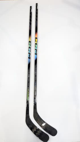 (2-Pack) New Senior LH CCM Jetspeed FT8 Pro, wrapped as a Ribcor Trigger 10 Pro, 75 Flex, P90