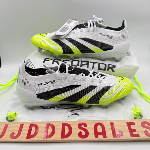 Adidas Predator Elite FG Soccer Cleats JI1082 White Lucid Lemon Men’s Sz 9 NWT
New Without Box