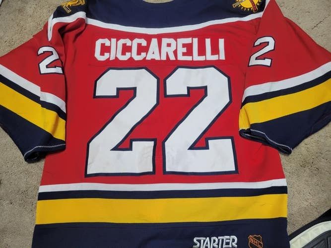 DINO CICCARELLI 97'98 Florida Panthers 600th GOAL Photomatched Game Worn Jersey