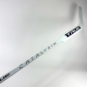New Regular White Wooden True Catalyst 9x Goalie Stick | Mid Curve 25" Paddle | Elliot | K423