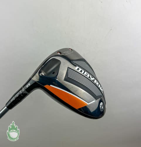 Left Handed Callaway Mavrik Driver 9* HZRDUS 55g Stiff Flex Graphite Golf Club