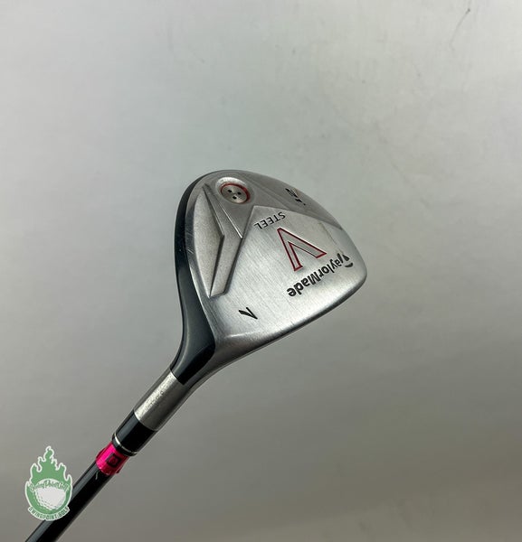 Used TaylorMade V-Steel Fairway 7 Wood 21* Reax Regular Flex Graphite Golf Club