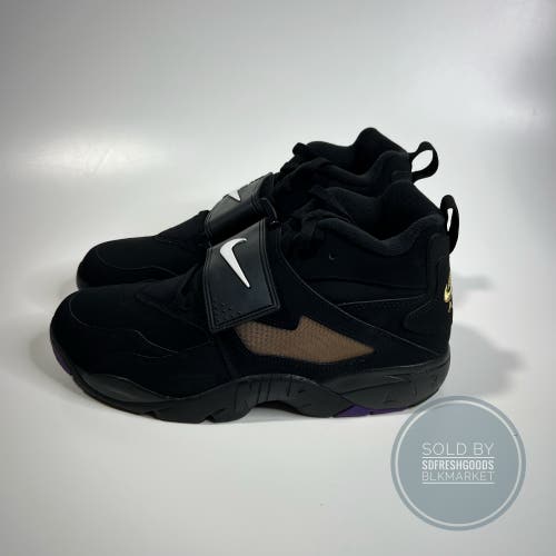 Nike Air Diamond Turf 2025 Ravens Black and Club Purple 12.5