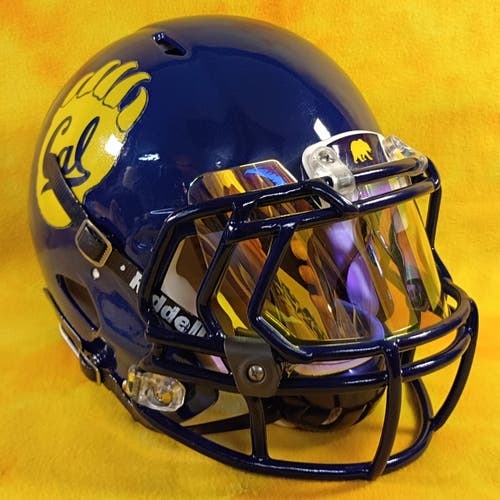 California Golden Bears Super custom fullsize Riddell Speed football helmet Lg