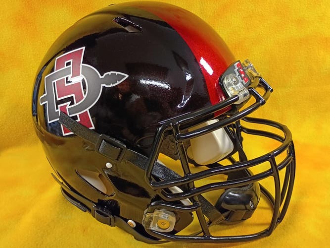 San Diego State Aztecs Super custom fullsize Riddell Speed football helmet Lg