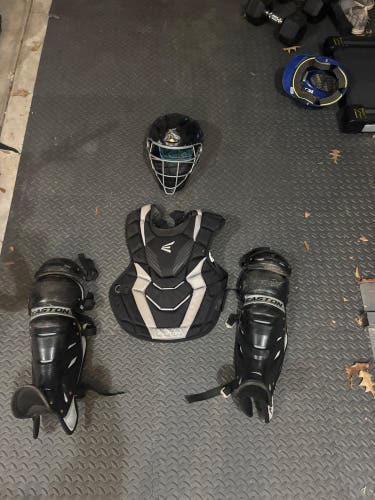 Black Easton Catcher's Set (Used)